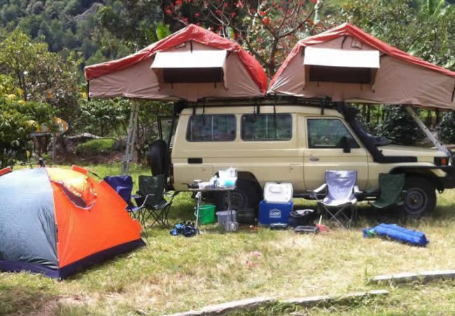 camping in uganda
