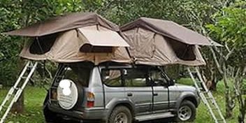 double rooftop tent
